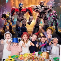 Transformers One 2024 Party Supplies Birthday Decorations Backdrop Banner 7x5ft