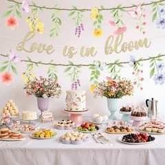 Love Is In Bloom Bridal Shower Wildflower Engagement Wedding Party Decorations