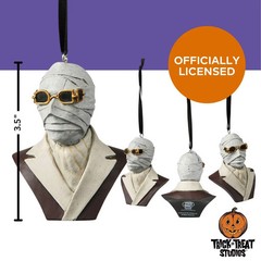 Trick or Treat Studios Holiday Horrors Invisible Man Halloween Ornament – 4 in x