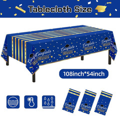 3 Pack Graduation Tablecloth,Graduation Decorations Class of 2026 Graduation Par