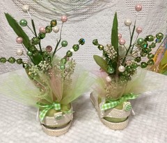 Summer GinghamCenterpiece For Baby Shower, Birthday, Keepsake Outfit-Unique