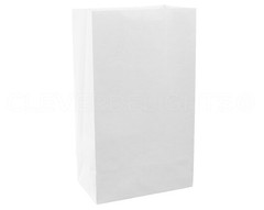 50 Pack White Luminary Bags Wedding Christmas Holiday Luminaria Decoration