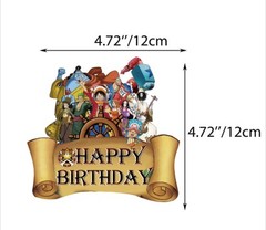 Anime 176pc Straw Hat Pirates Monkey D Luffy Birthday Decorations Balloons Cups