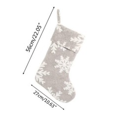 Christmas Stocking Xmas Tree Hanging Pendant Sock Santa Candy Gift Bag Decor US
