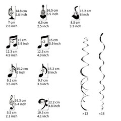 Music Notes Music Theme Party Decorations Musical Note For Birthday Party