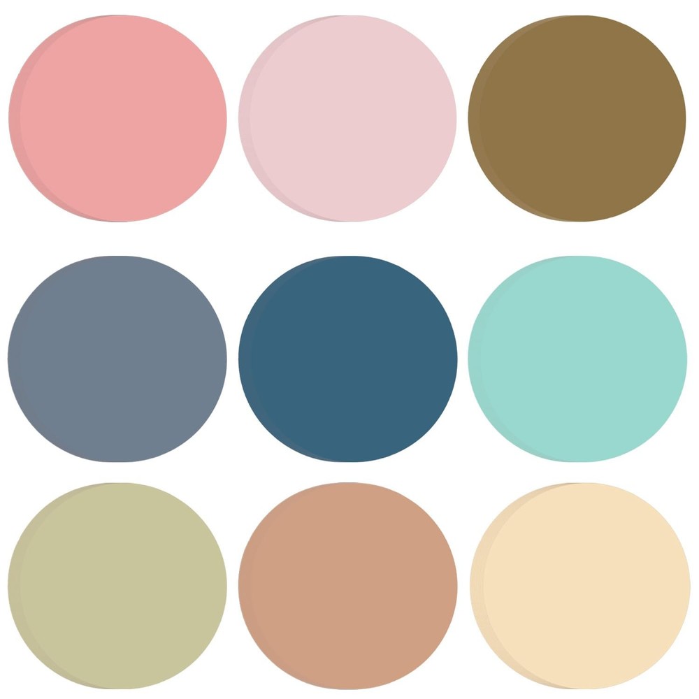 117 PCS Circle Cutouts Paper Classroom Decor Round Assorted Color Die Cut