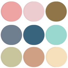 117 PCS Circle Cutouts Paper Classroom Decor Round Assorted Color Die Cut