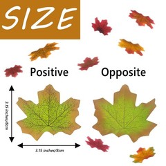 SITUMEIZI Fall Leaves Fake Decorations for Home Autumn 200, A Colors