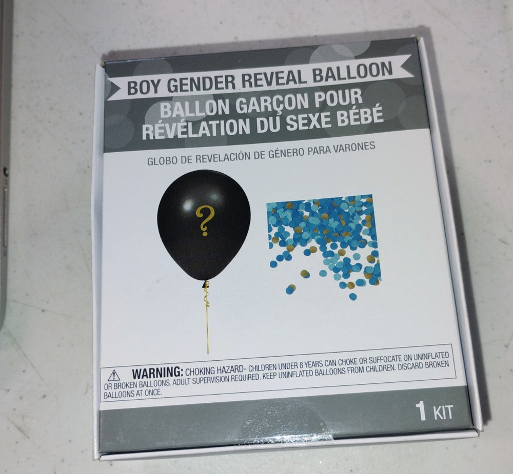CREATIVE CONVERTING BOY GENDER REVEAL BALLOON
