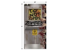 Zombie Halloween Decorations Set Mural Hands Wall Decor Tombstone Cutouts Party