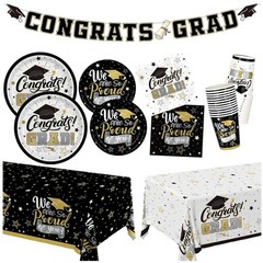 Convenient Disposable Graduation Tableware Set