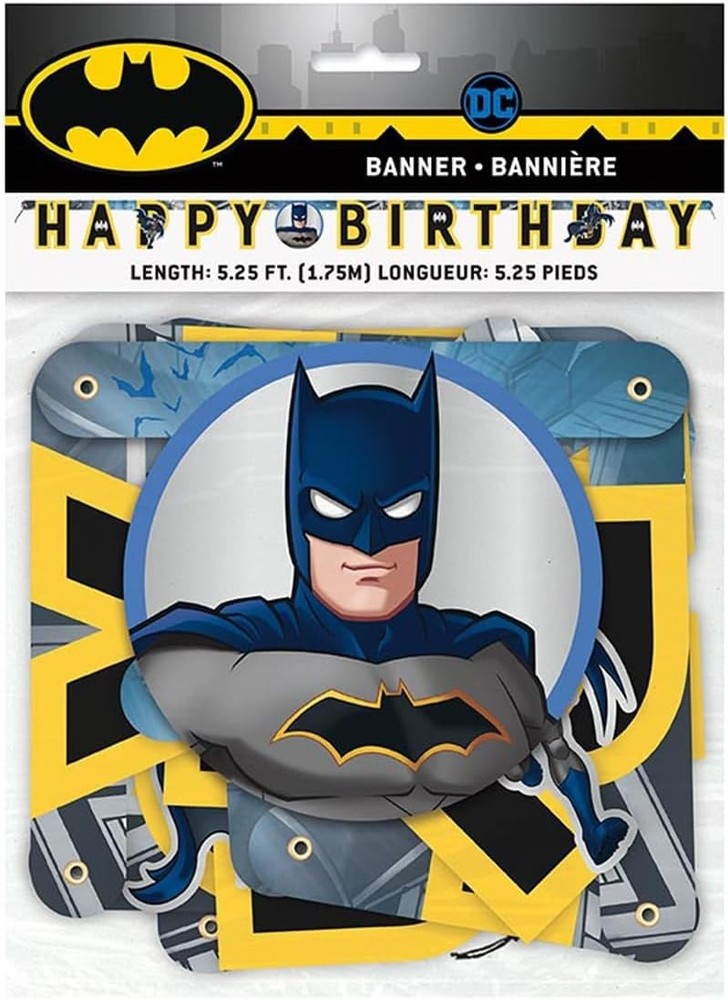 Batman Banner Birthday Party Supplies