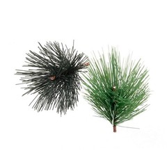 Yetaha 10PCS Artificial Pine Needle Branches, Fake Greenery Light Green