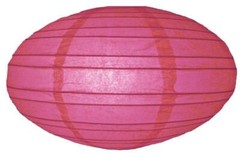 16″ Fuchsia Saturn Paper Lantern