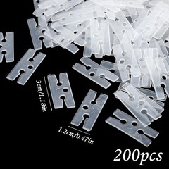 Balloon Tie Tool Clips Plastic H Shape for Knotting and Sealing Party Decor