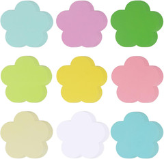 108 pcs Spring Flowers Paper Cutouts,Assorted Color Cut Outs Double Printed w…