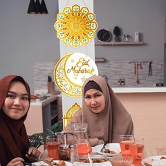 Ramadan Kareem Hanging Flag Banner Eid Mubarak Decoration 2026 Party Gif