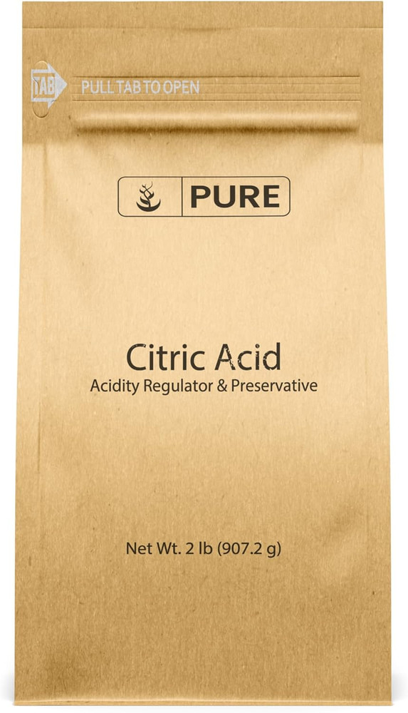 PURE ORIGINAL INGREDIENTS Citric Acid Eco-Friendly Packaging, All-Natural, Acidi