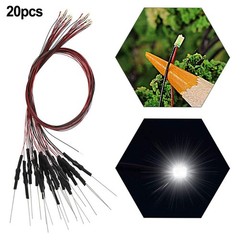Compact Pre Wired Golden White 0805 Led Lamp for Model Building 12V ~ 18V