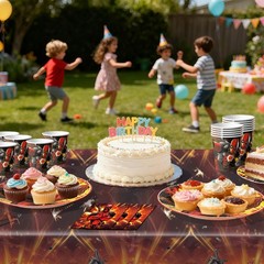 114Pcs Deadpool Party Decoration Spider Man Birthday Supplies Tableware Cups Set