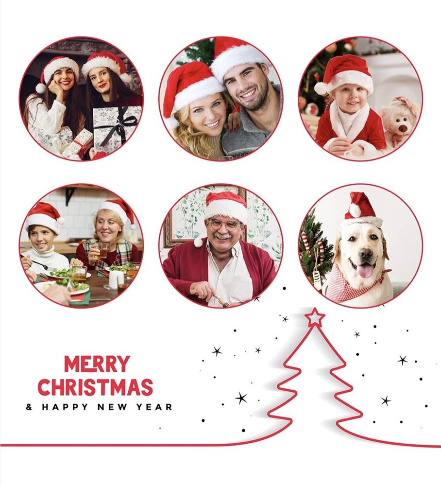 Christmas Hat Santa Hat classic Kids/Adults