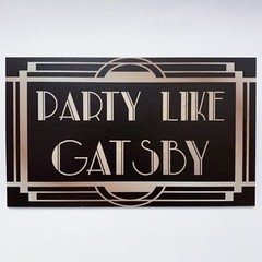 Gatsby Photo Booth Props by Prop Trunk – Double Sided PVC – SEE DESCRIPTION