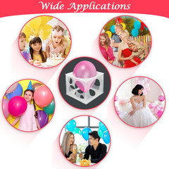11 Holes Balloon Sizer Collapsible Cube Box Measurement Tool for Balloon Decor