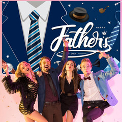Happy Fathers Day Banner Decorations 70.9X45.3In Extra Large Size Father’S Day