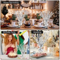 3 PCS Silver Metallic Foil Spray Star Burst Centerpieces Table Decor Grad