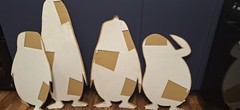 Madagascar Penguins Cardboard Cutout / Standup / Standee