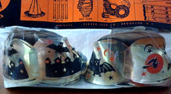 VERY RARE HALLOWEEN PARTY HATS 12 Assorted – Happy Home Woolworth’s NEW Sealed