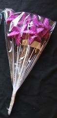 Purple Stars Decorative Picks Toppers Christmas Crafting Decorations Arrangement