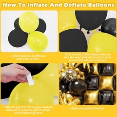 Fondo De Pared Con Globos Cuadrados Negro Y Dorado Para Ano Nuevo Fiesta