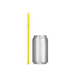 Paper Wrapped Plastic Flexible Drinking Straws – 7.75″ x 0.23″ (250, Yellow)