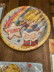 Rainbow Brite Birthday Party Supplies Original 80’s Art Design Table Cloth Decor