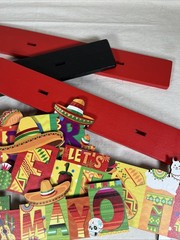 3 Piece Wooden Mexican Fiesta Table Centerpiece Signs Cinco De Mayo Taco Bar NEW
