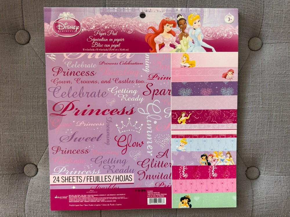 Disney Princess Decorative Paper Pack in Pink and Purple