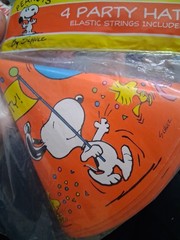 Vintage 90s Soopy Party Hats New, Unopened – 4 Paper hats