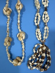 4 Hawaiian Sea Shell Lei Luau Tiki Beach Costume Party Wedding Necklace