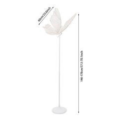 2PC Butterfly Floor lamp Ceiling Lamp Romantic Decoration Party Atmosphere Props