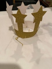 C R Gibson Party Hat Pack Small Party Hats 6 Top Hats 6 Gold Crowns *NEW/OPEN q2