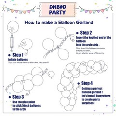 135Pcs Graduation Balloon Garland Kit – Black Gold White, Star, Trophy & Grad Ha