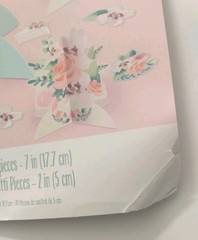 Amscan From Miss to Mrs Table Decorating Kit Bridal Shower Party Pink Floral 12″