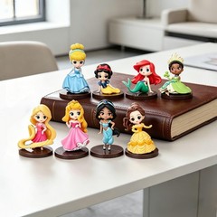 8 Pcs Princesses Figures Set, Figurines Table Decorations Party Decorations C…