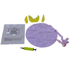 3 Pcs Halloween Mustache Eyebrows Inflatable Belly Filler Cosplay Props