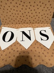 Hanging Congratulations Banner, Special Events, Individual Letter Flags On Twine