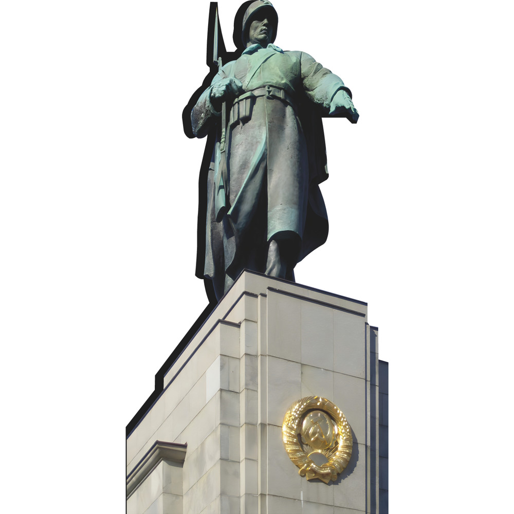 H13750 Berlin Germany Red Army Monument Soviet Russia Cardboard Cutout Standee S