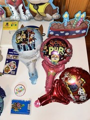 Paw Patrol Birthday Decoration BACKDROP Invitations Napkins Banners BIG HUGE LOT