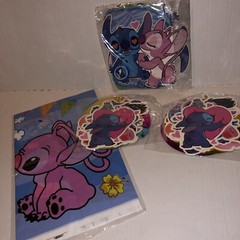 Lilo And Stitch Party Supplies: Stitch And Angel, Tablecloth, Hanging Decor, Etc
