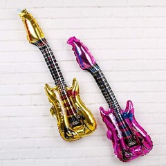 Music Party Decoration Music Note Balloon Disco Balloon Guitar Foil Balloon C…